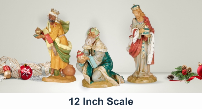 12 Inch Scale Nativity Sets and Figures